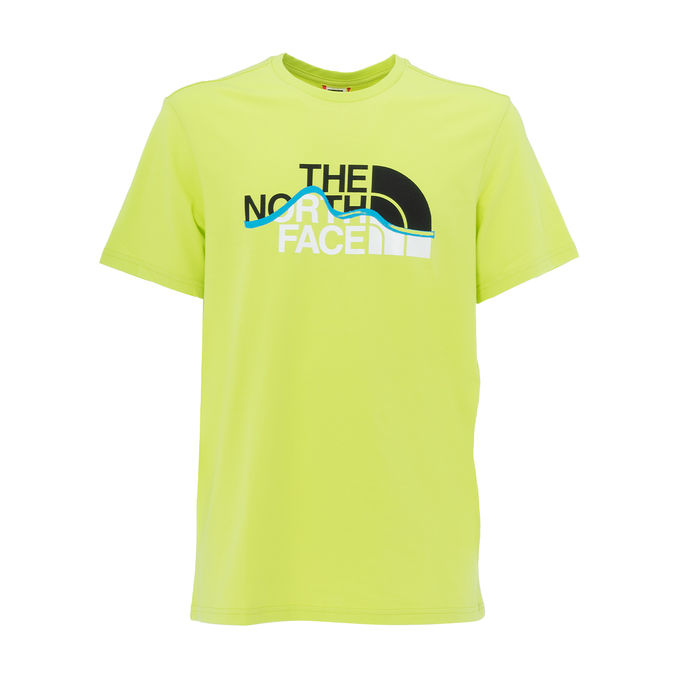 T-SHIRT MOUNTAIN LINE TEE Man Sulphur Spring Green