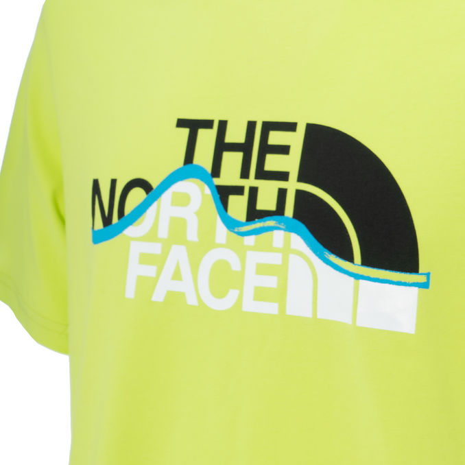 T-SHIRT MOUNTAIN LINE TEE Man Sulphur Spring Green