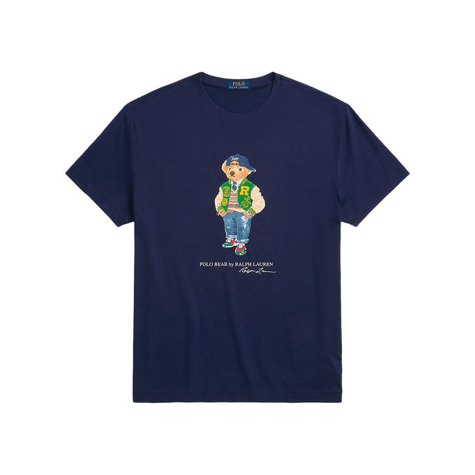 T-SHIRT PATCH BEAR Men Newport Navy Vrsy