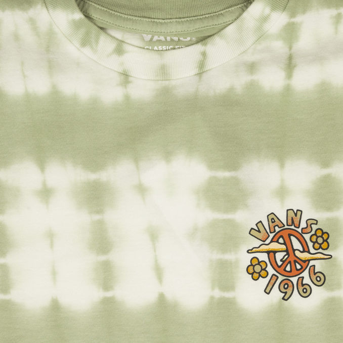 T-SHIRT PEACE OF MIND Boy Celadon Green