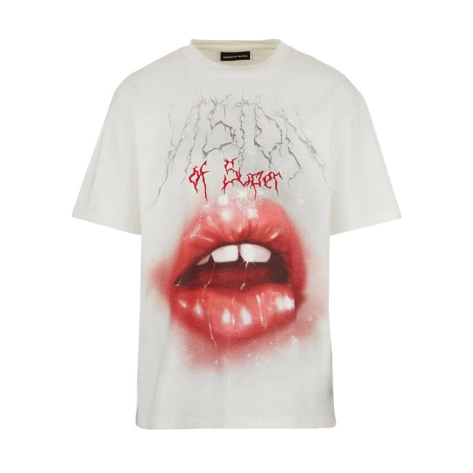 VISION OF SUPER T-SHIRT ROCK MOUTH Man White | Mascheroni Store