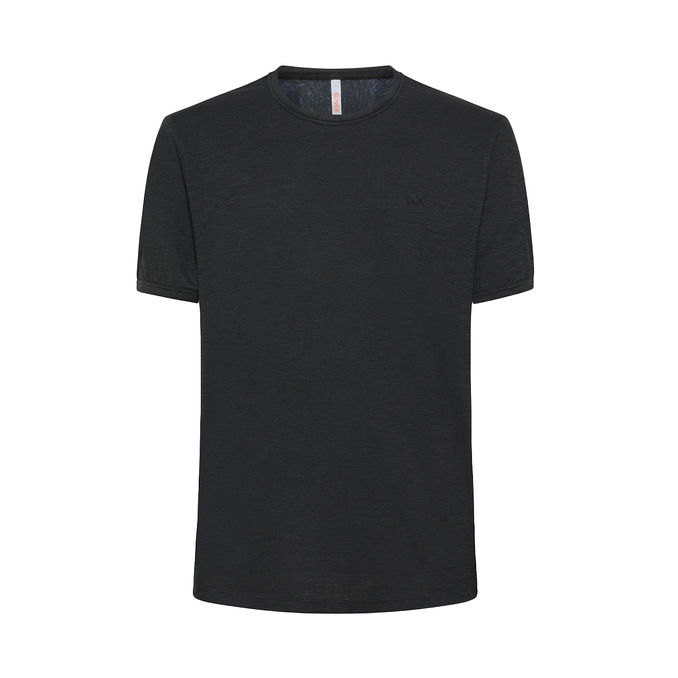 T-SHIRT ROUND BOTTOM Man Black