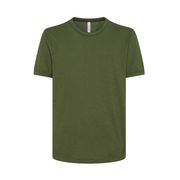 Tシャツ・カットソー SUN68 Men T-shirt Navy T35129 07 Navy Blue Cotton Jersey T-shirt With Chest Pocket - Man