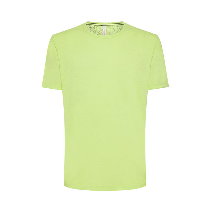 T-SHIRT ROUND BOTTOM Man Lime