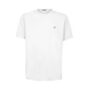 C.P. COMPANY LOGO T-SHIRT Man Gauze White | Mascheroni Store