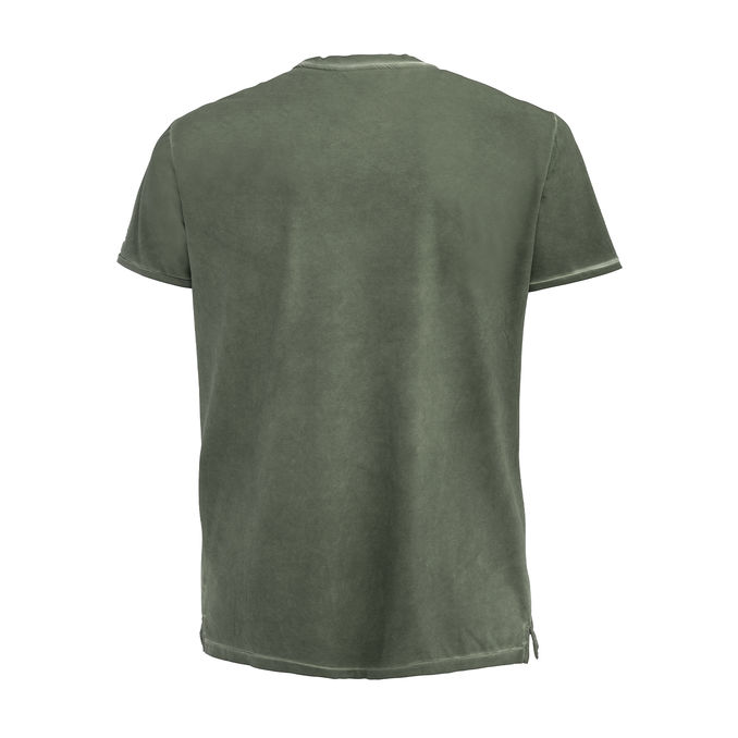 T-SHIRT TECNO WASH STRETCH Man Green Grass