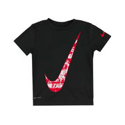 T-SHIRT TEXTURE SWOOSH Kid Black  T-SHIRT TEXTURE SWOOSH Kid Black