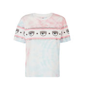 T-SHIRT TIE DYE MAXI LOGOMANIA Woman White T-SHIRT TIE DYE MAXI LOGOMANIA Woman White