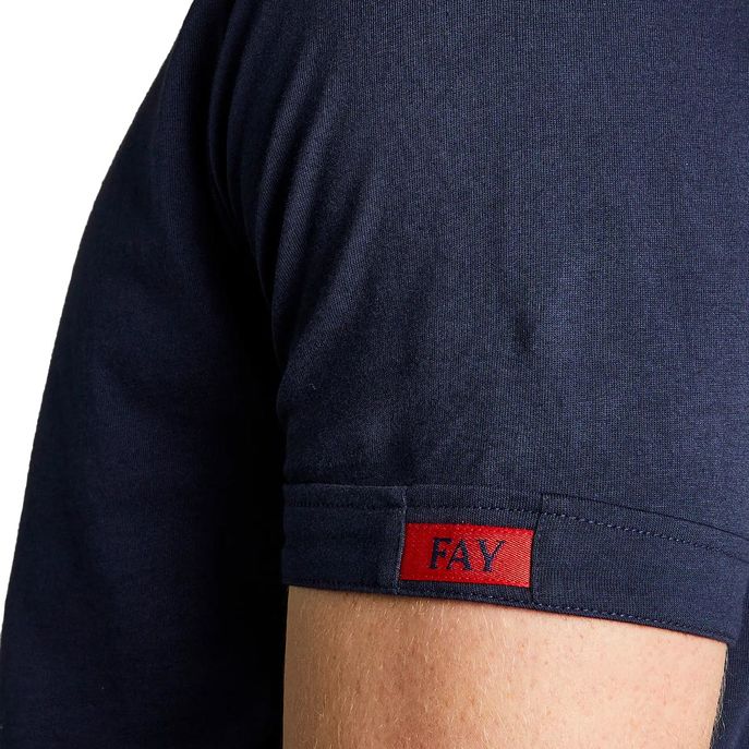 T-SHIRT TRAVEL Man Blue Red