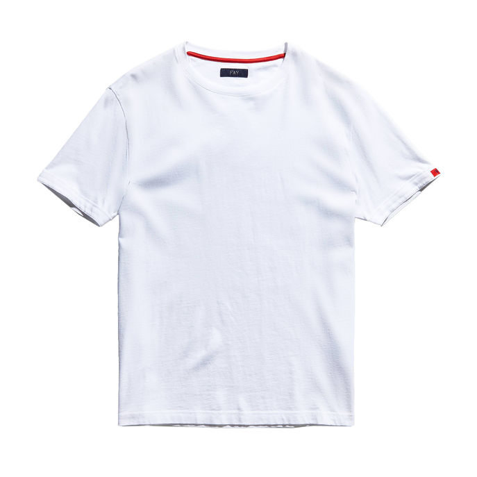 T-SHIRT TRAVEL Man White Red