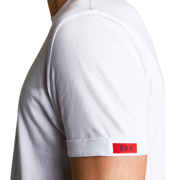 T-SHIRT TRAVEL Man White Red