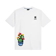 T-SHIRT UPUPA E CACTUS MAMBO TATTOOER Man White T-SHIRT UPUPA E CACTUS MAMBO TATTOOER Man White