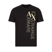 T-SHIRT VERTICAL WRITING RAMADAN Man Black Gold Logo T-SHIRT VERTICAL WRITING RAMADAN Man Black Gold Logo