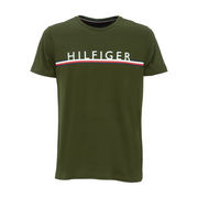 T-SHIRT WITH LETTERING LOGO Man Olive Wood T-SHIRT WITH LETTERING LOGO Man Olive Wood