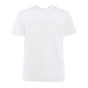 T-SHIRT WITH LOGO EMBROIDERY Man White Logo T-SHIRT WITH LOGO EMBROIDERY Man White Logo