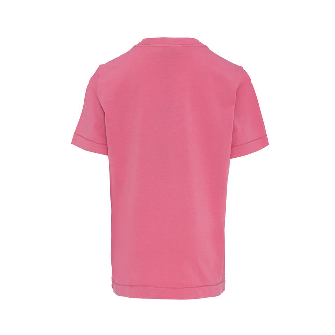 T-SHIRT WITH LOGO Kids Fuxia