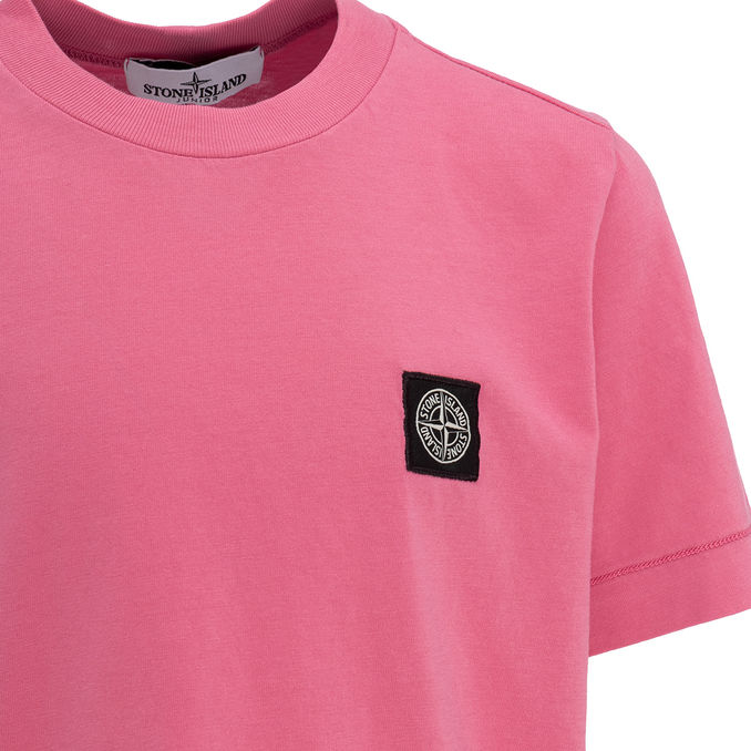 T-SHIRT WITH LOGO Kids Fuxia