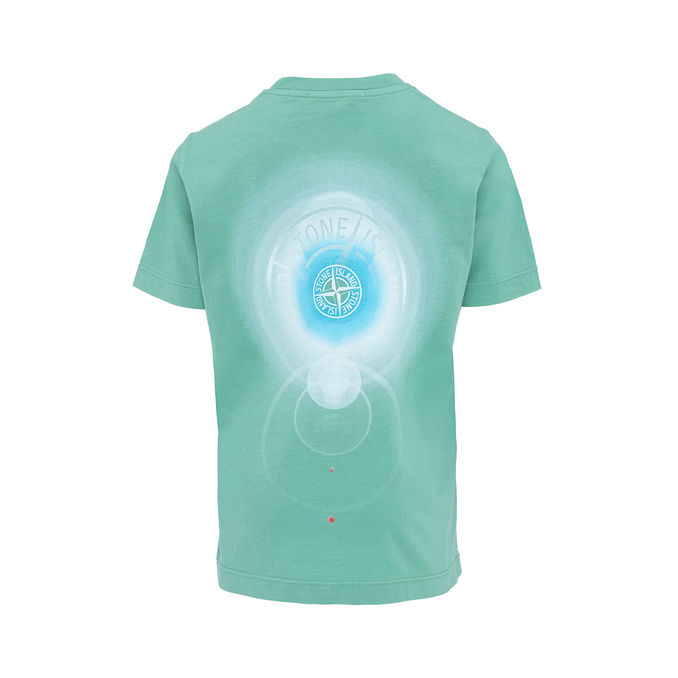 T-SHIRT WITH LOGO Kids Light Green