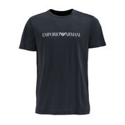 T-SHIRT WITH LOGO LETTERING Man Blue Navy T-SHIRT WITH LOGO LETTERING Man Blue Navy