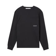 T-SHIRT WITH POCKET AND MICRO BRANDING PRINT Man Black T-SHIRT WITH POCKET AND MICRO BRANDING PRINT Man Black