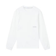 T-SHIRT WITH POCKET AND MICRO BRANDING PRINT Man White T-SHIRT WITH POCKET AND MICRO BRANDING PRINT Man White