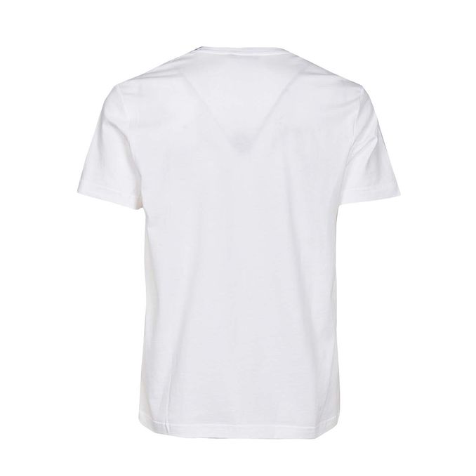 T-SHIRT WITH TRIS LOGO Man White