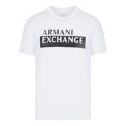 T SHIRT WRITING LOGO ON BOTTOM Man White T SHIRT WRITING LOGO ON BOTTOM Man White