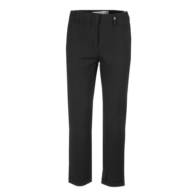 TECHNICAL WOOL TROUSERS Woman Black