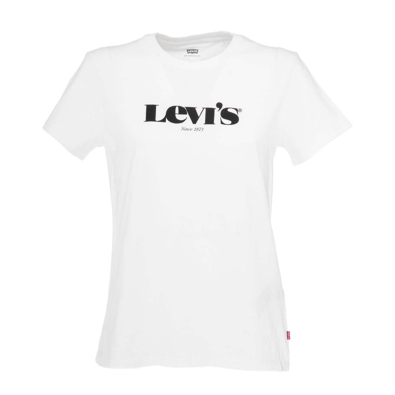 LEVIS THE PERFECT T-SHIRT Woman White Black | Mascheroni Store