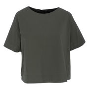 TICINO BLOUSE IN COTTON POPLIN Woman Green TICINO BLOUSE IN COTTON POPLIN Woman Green