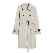 TITRENCH COTTON TRENCH COAT Woman Ecru TITRENCH COTTON TRENCH COAT Woman Ecru