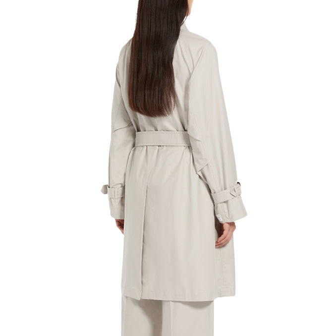 TITRENCH COTTON TRENCH COAT Woman Ecru