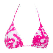 TOP JENNIFER A TRIANGOLO TIE&DYE Woman Flamingo TOP JENNIFER A TRIANGOLO TIE&DYE Woman Flamingo