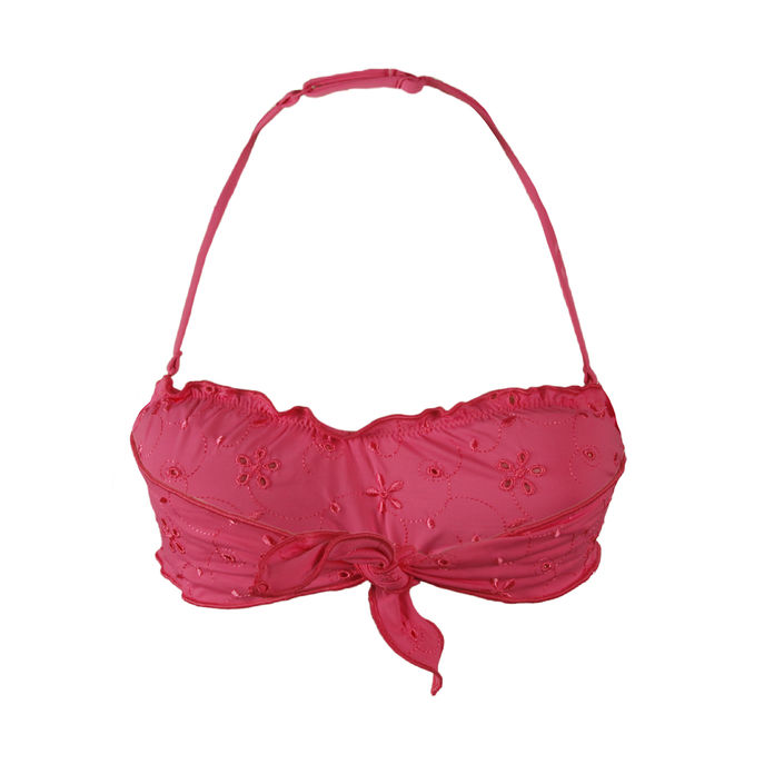 TOP LIBRA FROU FROU BANDEAU Woman Flower Embroidery