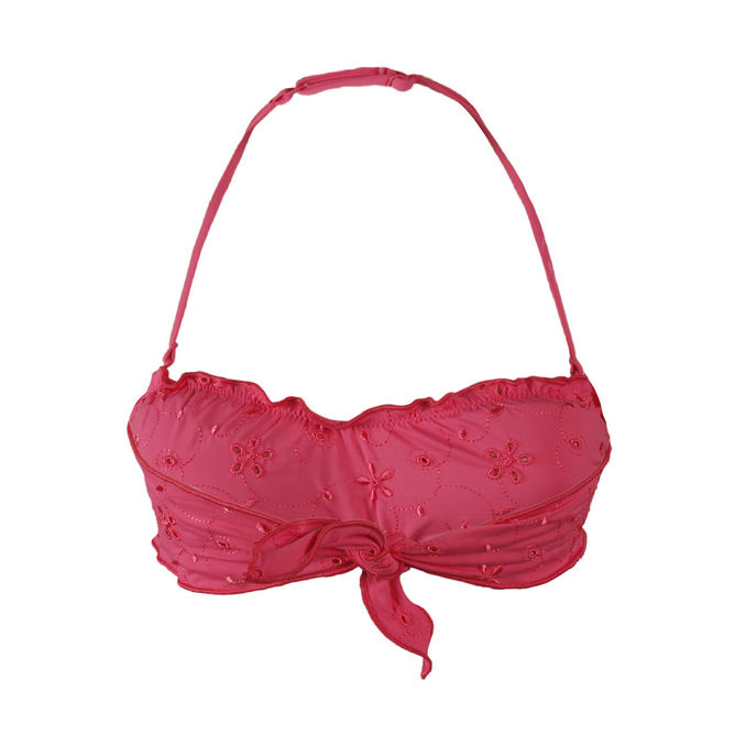 TOP LIBRA FROU FROU BANDEAU Woman Flower Embroidery