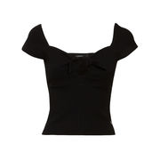 TOP VALERIANA Woman Black  TOP VALERIANA Woman Black