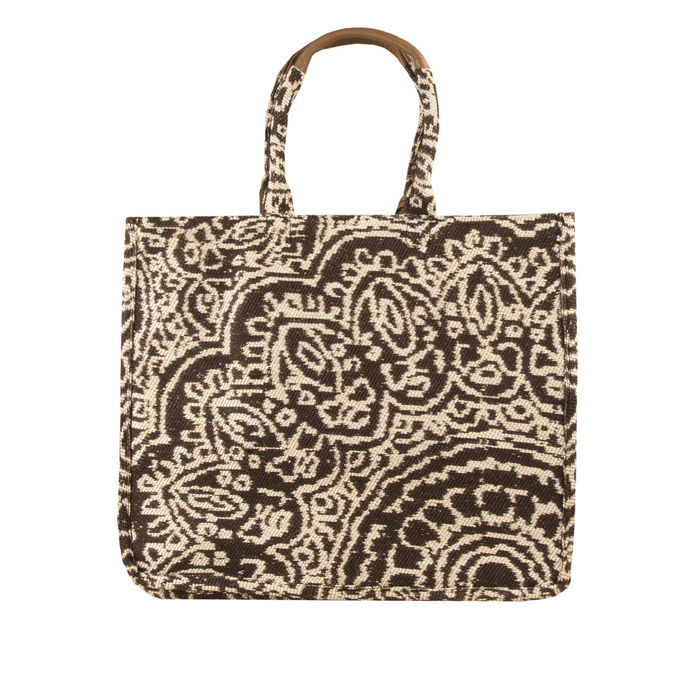 TOTE BAG BIG CAYO LARGO Black White