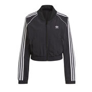 TRACK JACKET ADICOLOR CROPPED 3 STRIPES Woman Black TRACK JACKET ADICOLOR CROPPED 3 STRIPES Woman Black