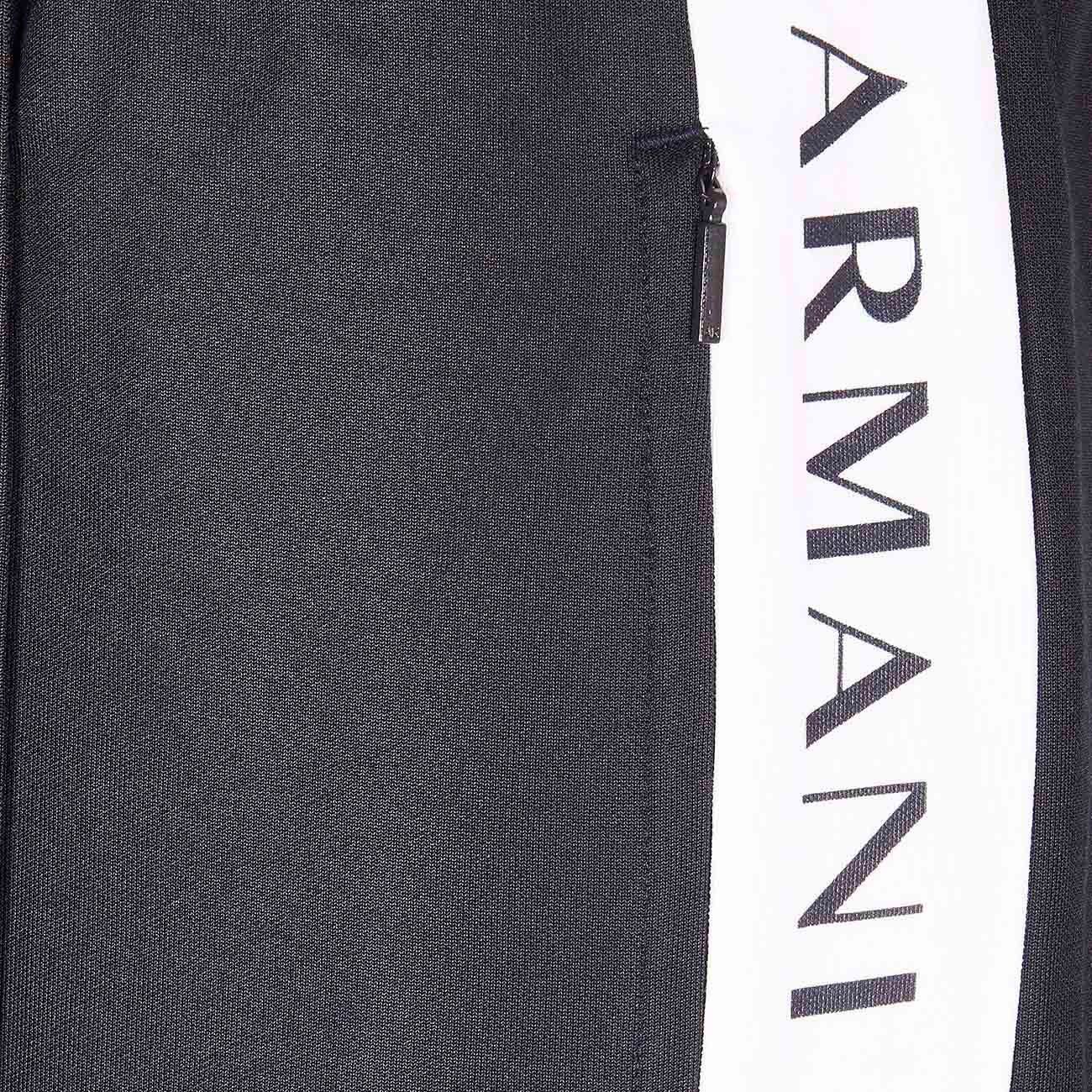 ARMANI EXCHANGE TRACK PANTS WITH CONTRASTING LATERAL BANDS AND LOGO Man  Navy White | Mascheroni Sportswear