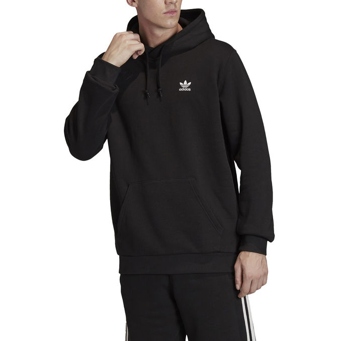 TREFOIL ESSENTIALS HOODIE Man Black