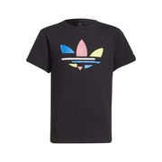 TREFOIL LOGO MULTICOLOR T-SHIRT Boy Black TREFOIL LOGO MULTICOLOR T-SHIRT Boy Black