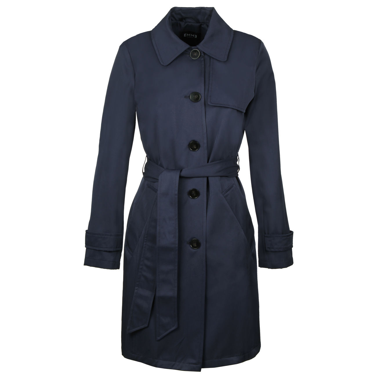 EMME MARELLA TRENCH COAT REGULAR Woman Blue | Mascheroni Store