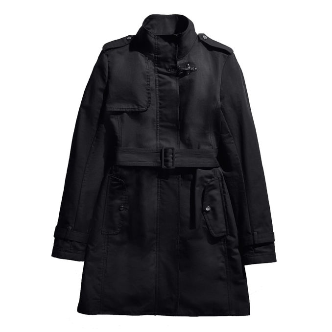 TRENCH VIRGINIA LONG Woman Black
