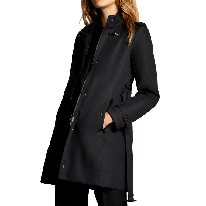 TRENCH VIRGINIA LONG Woman Black