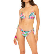 TRIANGLE BIKINI WITH BOTTOM Woman Leo Pink Flamingo TRIANGLE BIKINI WITH BOTTOM Woman Leo Pink Flamingo