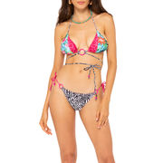 TRIANGLE BIKINI WITH TIES BOTTOM TRIANGLE BIKINI WITH TIES BOTTOM