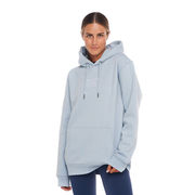 TRIBECA SWEATSHIRT WITH EMBROIDERY Woman Celeste TRIBECA SWEATSHIRT WITH EMBROIDERY Woman Celeste