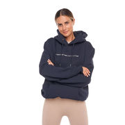 TRIBECA SWEATSHIRT WITH EMBROIDERY Woman Night Blue TRIBECA SWEATSHIRT WITH EMBROIDERY Woman Night Blue