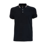 TRICOLOR PROFILE POLO SHIRT Man Navy TRICOLOR PROFILE POLO SHIRT Man Navy