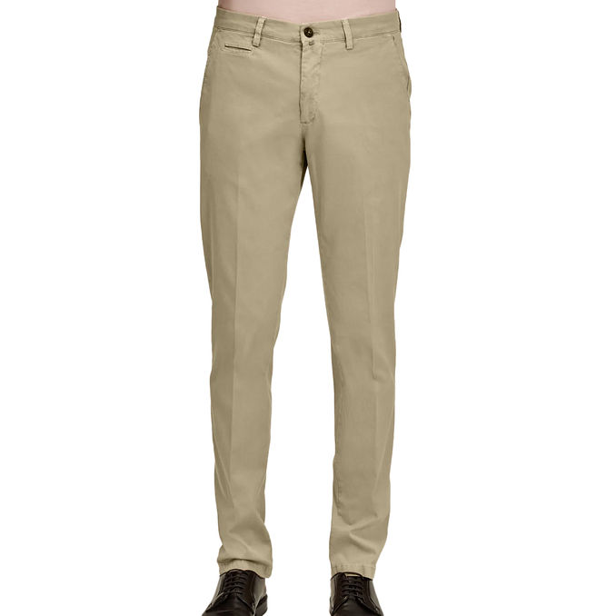TROUSERS AMERICAN POCKET Man Light Beige